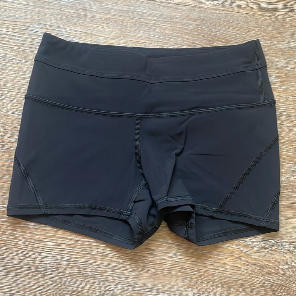 Lululemon black spandex shorts